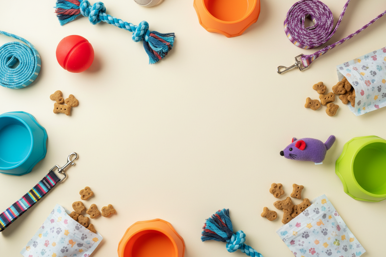 Pet supplies background image